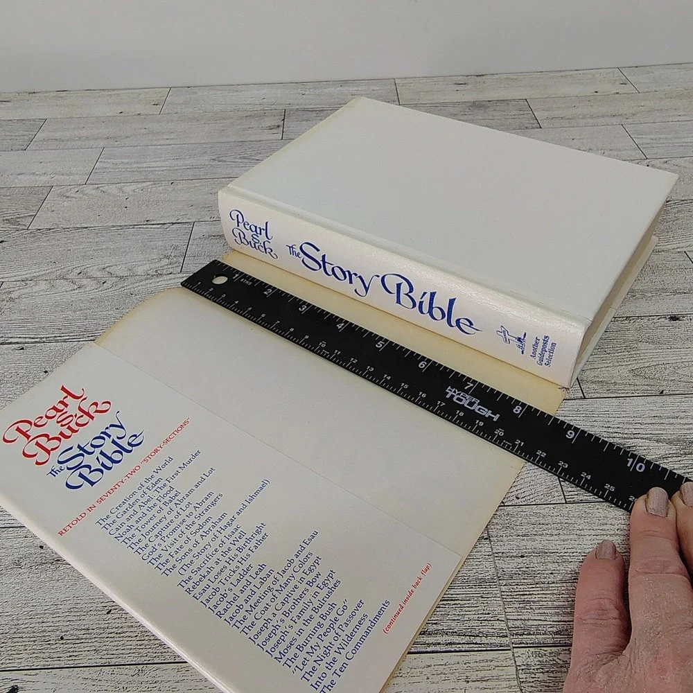 The Story Bible Pearl Buck 1971 Guideposts Selection Vtg Hardcover HCDJ Religion